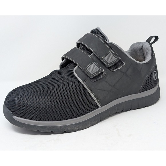 Anodyne Other - Anodyne No 74 Mens 11XW Sport Walker Black Grey Hook Loop Sneakers M074-13-X-110